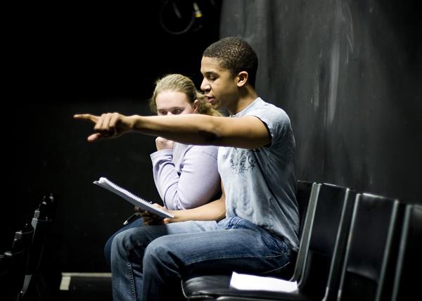 Co-directors Jaysen Wright '09 and Caitlin Davies '09 oversaw auditions for the mainstage production entitled 'Ties that Bind'. Written as a result of Wright's MAP, the play focuses on issues of sexuality, shame and disease in the gay community between 1968 and the present.