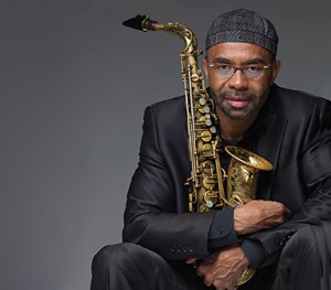 Grammy Award-winning saxophonist Kenny Garrett will perform in Herrick Chapel tonight. Photo contributed.