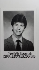Joe Bagnoli's senior year college portrait. Photo contributed.