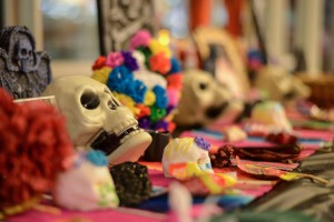 The Dia de Muertos altar displayed in the JRC. Photo by John Brady.