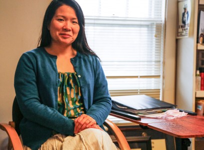 Melisa Chan will be leaving her position as Coordinator of the Grinnell Prize and Innovation Fund after this semester. Photo by Frank Zhu.