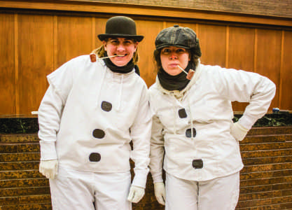 Participants from last year’s Amazing Chase pose in their holiday-themed costumes. Photo contributed.