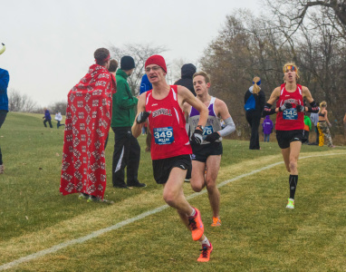 Anthony McLean ’17 finished 49th overall at last Saturday’s Regional Championships. Photo contributed. 