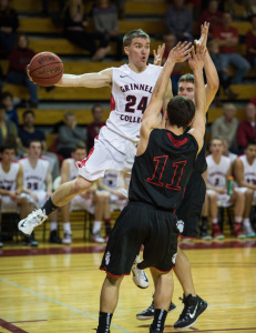 Jack Taylor ’15 scored 26 points on Tuesday, Dec. 9 against William Penn University. Photo by John Brady. 