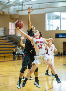 Alissa Hirsh ’16 hit a game-winner against Lake Forest College last Saturday. Photo by John Brady. 