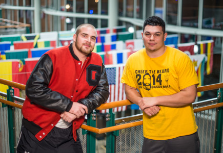 David Ternes ’15 and Richard Renteria ’15 both enjoyed steller seasons for the Pioneers.  Photo by John Brady