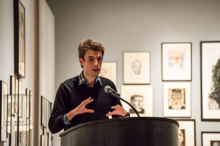 Poet Nate Klug spoke to students last Tuesday. Photo by Jun Taek Lee