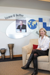 Gosselink keeps her grandfather’s motto “Leaving it better” in mind as she runs the Ahrens Foundation. Photo by Susanne Bushman.