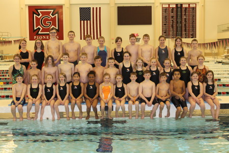 Members of the Grinnell Tigersharks recently competed in the Greater Iowa Swim League Meet. Photo by Kelly Rose Johnson
