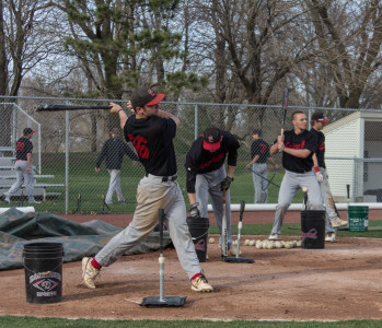 Matt Hammond ’17 is hitting .313 this season.  Photo by Sarah Ruiz