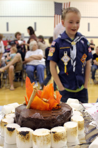 Some cakes also focused on the Cub Scouts activities. Photo by Misha Gelnarova