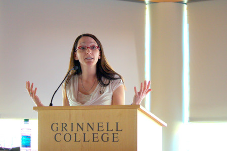 Jessi Smith chaired efforts at Montana State University to increase the number of tenure-track women faculty in STEM fields.  Photo by Megan Pachner.