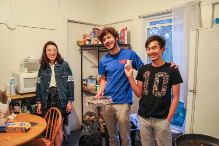 From left: Chae Jeon, Spencer Pajk and Zaw Bo (Photo by Sno Zhao)