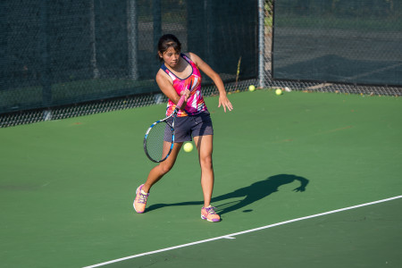 Judith Fan ’19 is looking to play an integral role in the Pioneers’ quest for a Conference Championship.  Photo by John Brady 