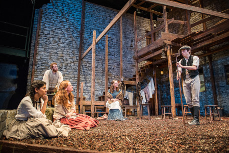 “Translations” features an extensive set that transports that audience to 1800s Ireland. Photo by John Brady