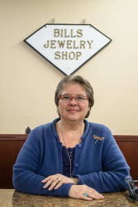 Deb Shearer welcomes customers to Bill’s Jewelry.  Photo by Sydney Hamamoto