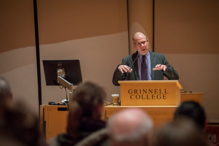 Tim Knepper spoke about him work in computer science on Thursday. 