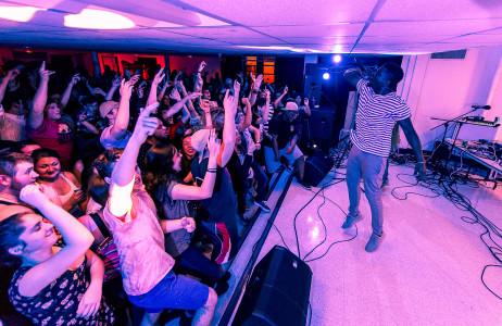 Mick Jenkins’ concert last Friday saw a big audience turnout and even bigger energy. Photo by John Brady. 