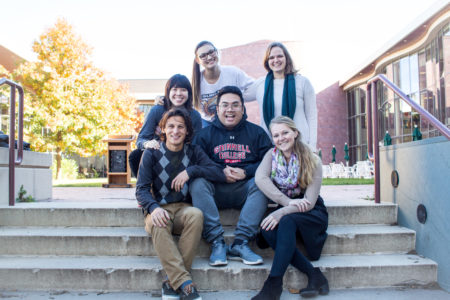 The Biology SEPC consists of Emily Adam '17, Ashley Murphy '17, Jarren Santos '17, Michael Kamp '18, Emily Kozik '18 and Rae Kuhlman '18. Photo by Mayu Sakae. 