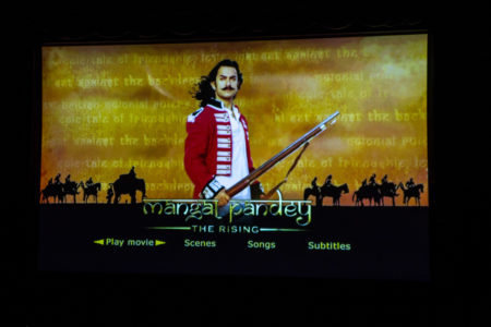 "Mangal Pandey: The Rising" was shown during the Politics of Indian Hisory Film Festival. The movie is based on the life of an Indian soldier, Mangal Pandey, who played a crucial role in the Sepoy Rebellion of 1857. Photo by Jeff Li. 